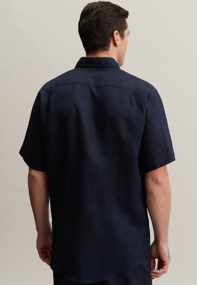 Regular Business Hemd Uni in Dunkelblau |  Seidensticker Onlineshop