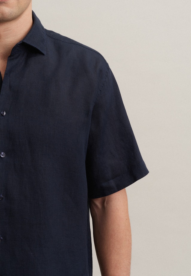 Regular Business Hemd Uni in Dunkelblau |  Seidensticker Onlineshop