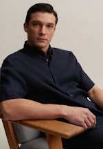 Regular Business Hemd Uni in Dunkelblau |  Seidensticker Onlineshop