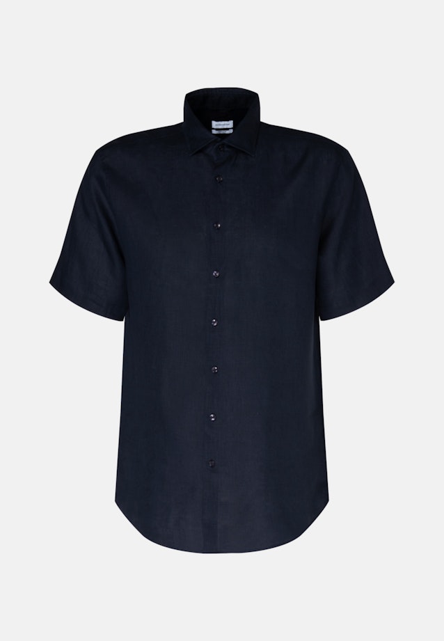 Regular Business Hemd Uni in Dunkelblau |  Seidensticker Onlineshop