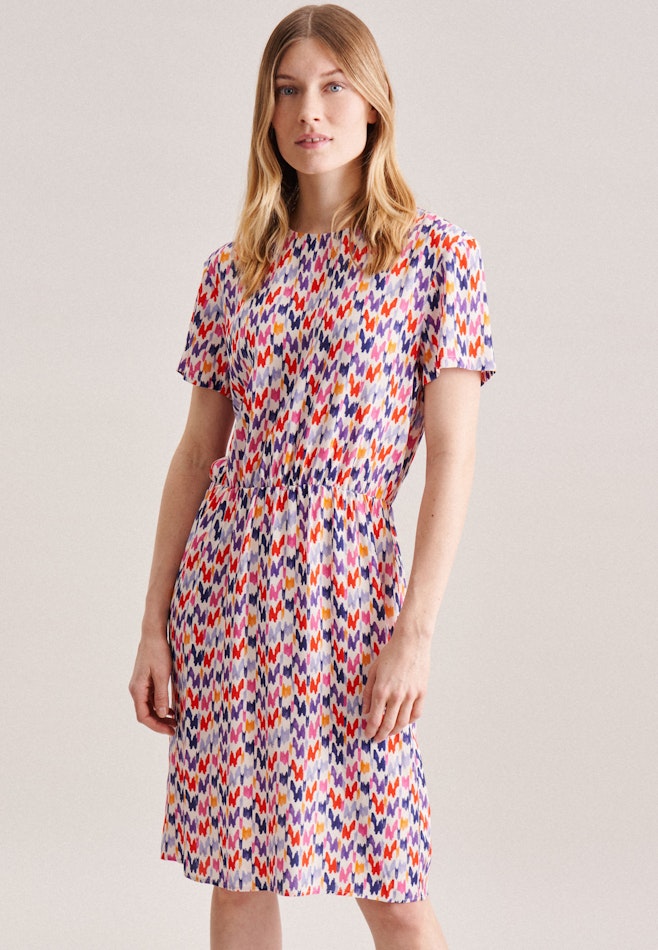 Kleid Druck in Rot | Seidensticker Onlineshop