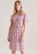 Kleid Druck in Rot |  Seidensticker Onlineshop