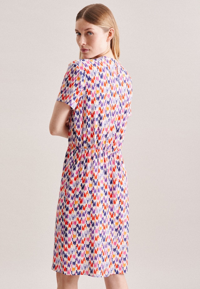 Kleid Druck in Rot |  Seidensticker Onlineshop