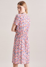 Kleid Druck in Rot |  Seidensticker Onlineshop