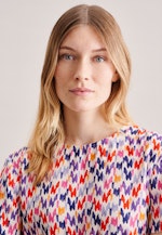 Kleid Druck in Rot |  Seidensticker Onlineshop