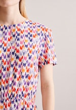 Kleid Druck in Rot |  Seidensticker Onlineshop