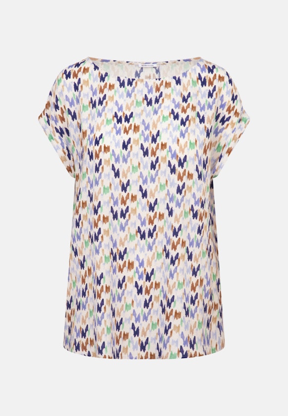 Kurzarm Krepp Shirtbluse in Beige |  Seidensticker Onlineshop
