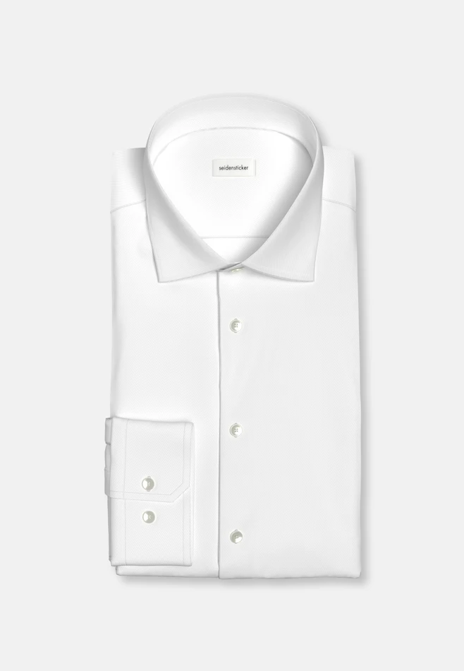 X-Slim Chemise d'affaires Uni dans Blanc | Boutique en ligne Seidensticker
