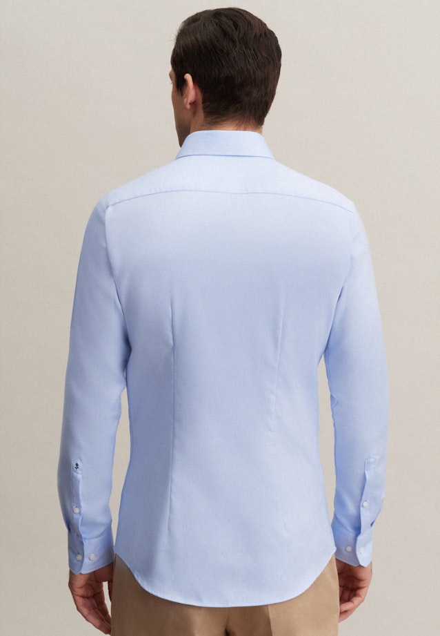 X-Slim Business Hemd Uni in Mittelblau |  Seidensticker Onlineshop