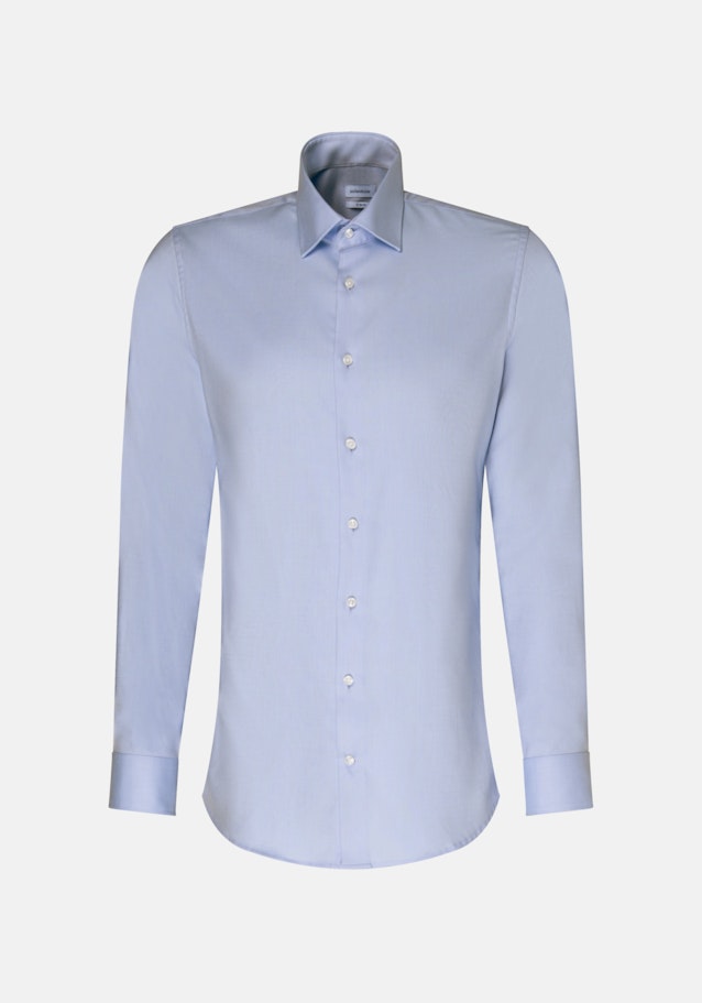 X-Slim Business Hemd Uni in Mittelblau | Seidensticker Onlineshop