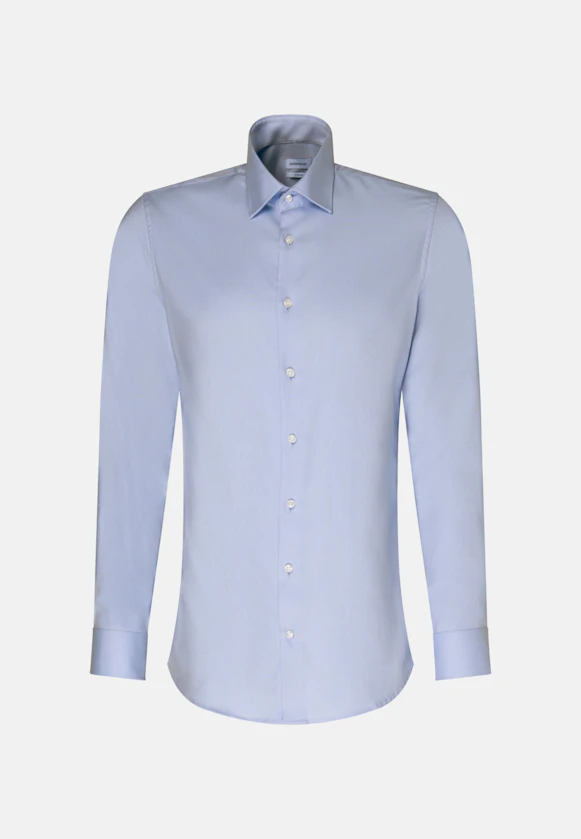 X-Slim Business Hemd Uni in Mittelblau |  Seidensticker Onlineshop