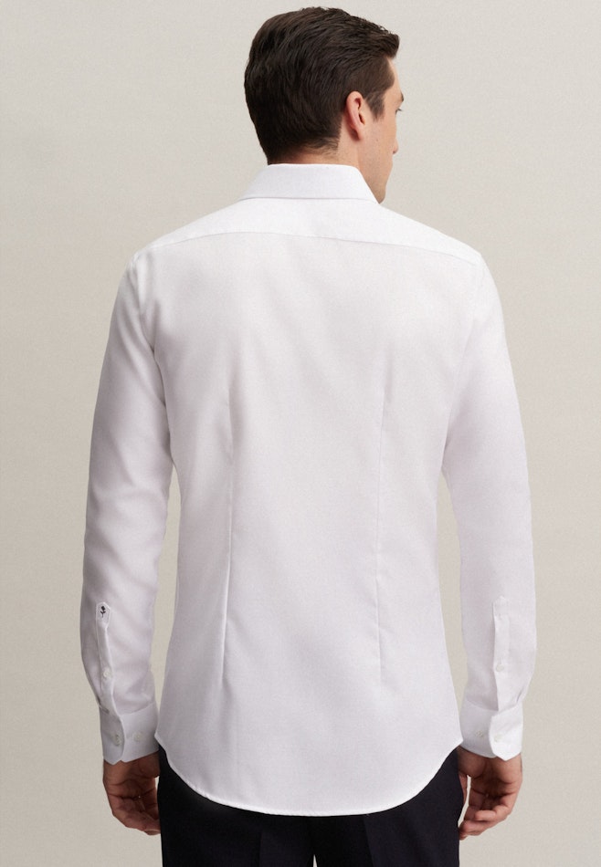 Chemise Business X-Slim Twill (sergé) Col Kent dans Blanc | Boutique en ligne Seidensticker