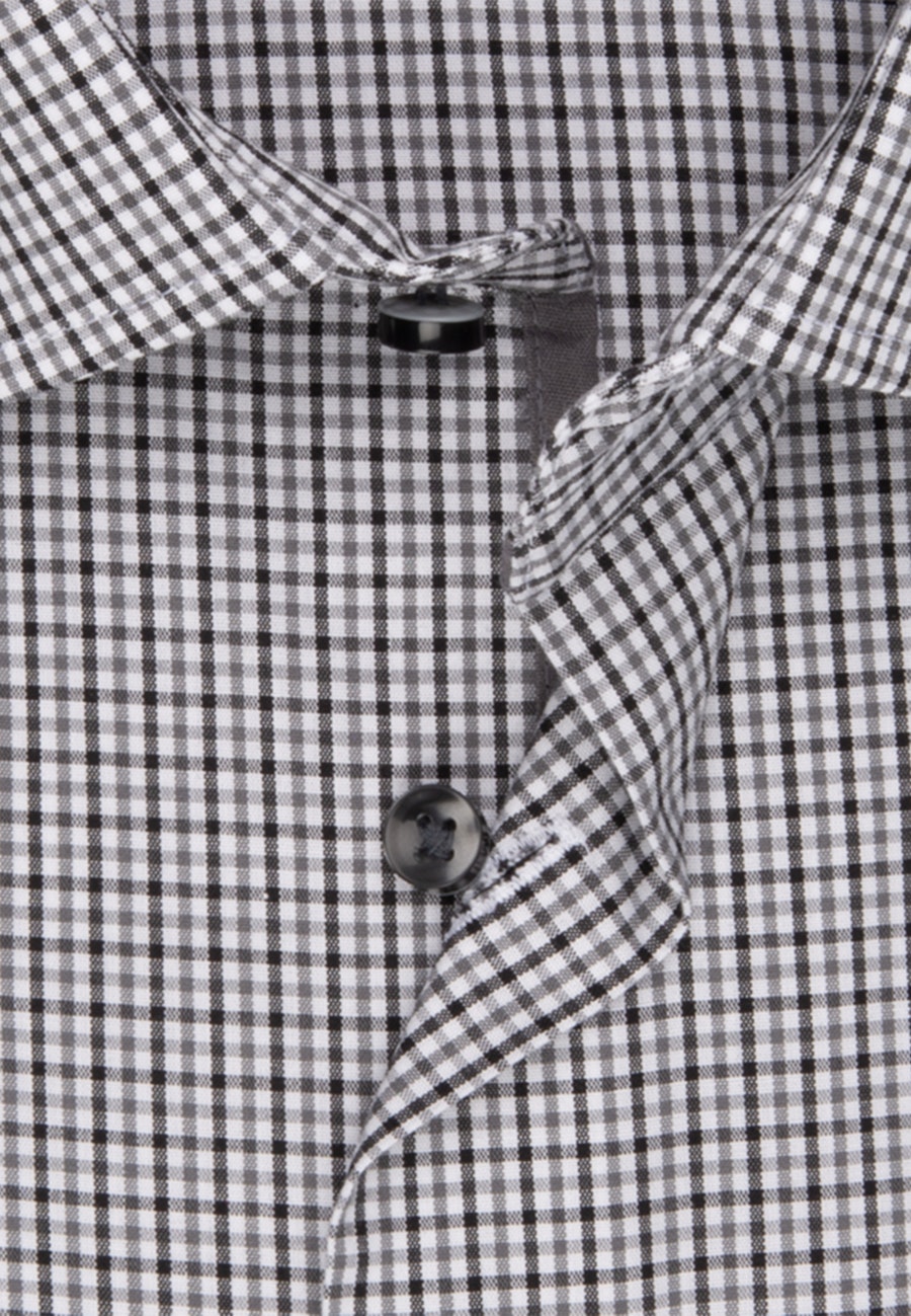 Bügelfreies Popeline Business Hemd in X-Slim mit Kentkragen in Grau |  Seidensticker Onlineshop