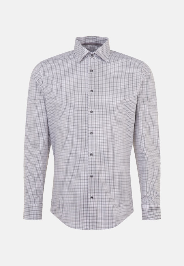 Non-iron Poplin Business Shirt in X-Slim with Kent-Collar in Grey |  Seidensticker Onlineshop