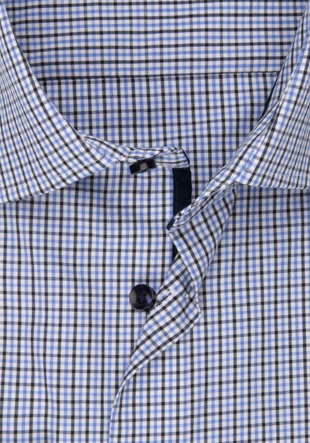 Non-iron Poplin Business Shirt in X-Slim with Kent-Collar in Dark Blue |  Seidensticker Onlineshop