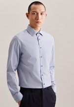 X-Slim Business Hemd Karo in Dunkelblau |  Seidensticker Onlineshop