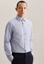 X-Slim Chemise d'affaires carreaux in Bleu Foncé |  Seidensticker Onlineshop