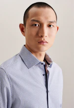 X-Slim Chemise d'affaires carreaux in Bleu Foncé |  Seidensticker Onlineshop