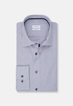 X-Slim Business Hemd Karo in Dunkelblau |  Seidensticker Onlineshop