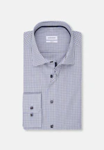 X-Slim Chemise d'affaires carreaux in Bleu Foncé |  Seidensticker Onlineshop