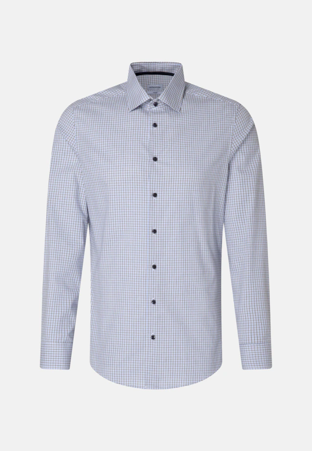 X-Slim Chemise d'affaires carreaux in Bleu Foncé |  Seidensticker Onlineshop