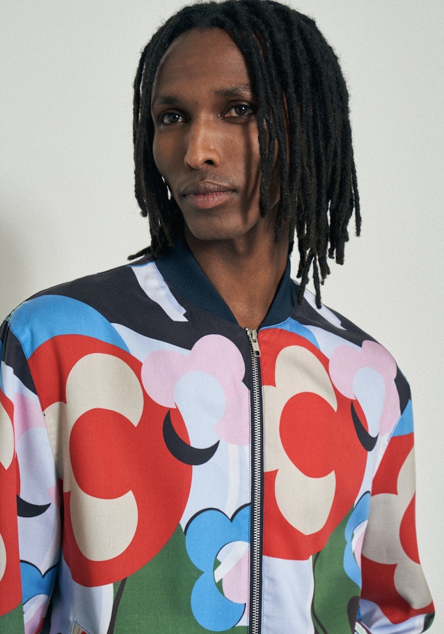 Regular fit Jacke Druck in Hellblau | Seidensticker Onlineshop