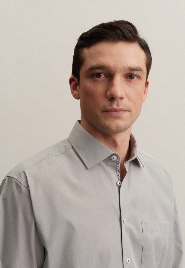 Regular Business Hemd Uni in Grün |  Seidensticker Onlineshop