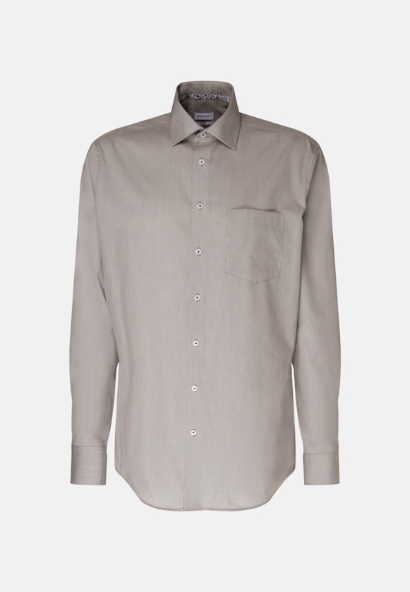 Regular Business Hemd Uni in Grün |  Seidensticker Onlineshop