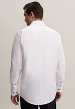 Regular Chemise d'affaires Uni in Blanc |  Seidensticker Onlineshop