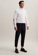 Regular Chemise d'affaires Uni in Blanc |  Seidensticker Onlineshop