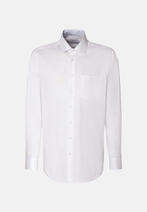 Regular Business Hemd Uni in Weiß |  Seidensticker Onlineshop