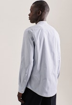 Regular Casual Hemd Streifen in Hellblau |  Seidensticker Onlineshop