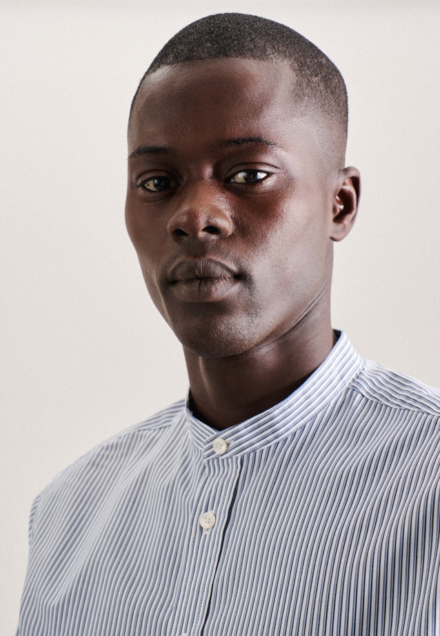 Regular Casual Hemd Streifen in Hellblau |  Seidensticker Onlineshop