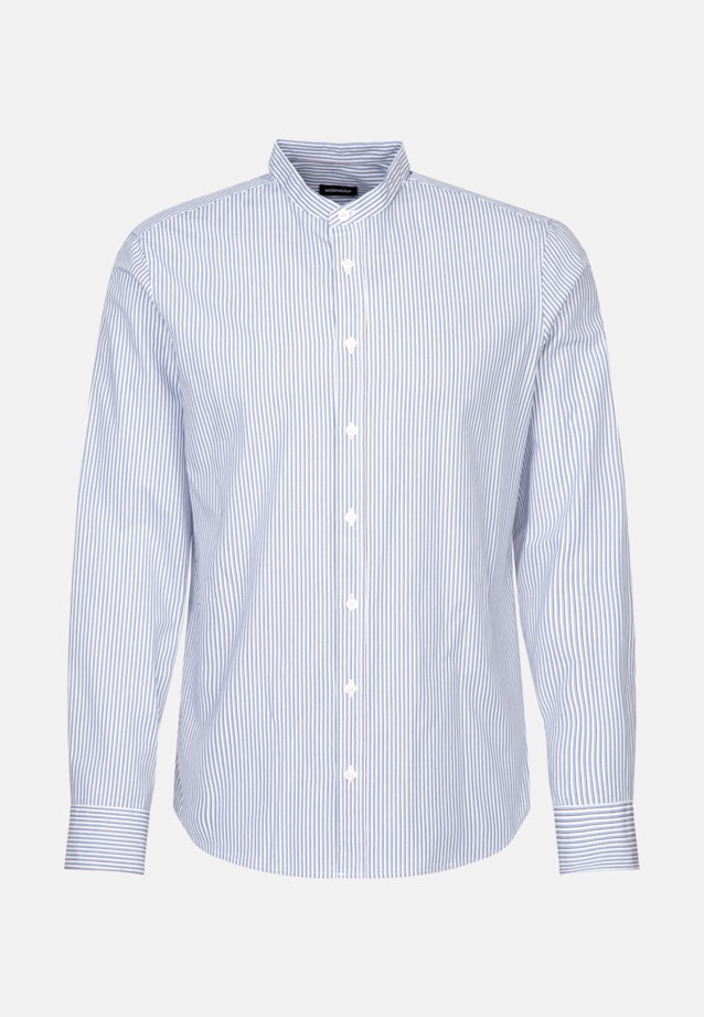 Casual Shirt in Regular with Stand-Up Collar in Light Blue |  Seidensticker Onlineshop