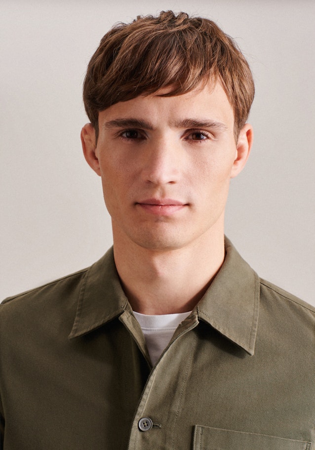 Collar Jacket in Green | Seidensticker Onlineshop