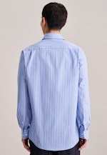 Regular Chemise d'affaires rayures in Bleu Clair |  Seidensticker Onlineshop