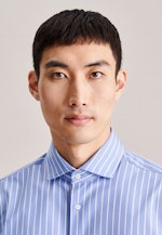 Regular Chemise d'affaires rayures in Bleu Clair |  Seidensticker Onlineshop