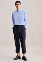 Regular Chemise d'affaires rayures in Bleu Clair |  Seidensticker Onlineshop