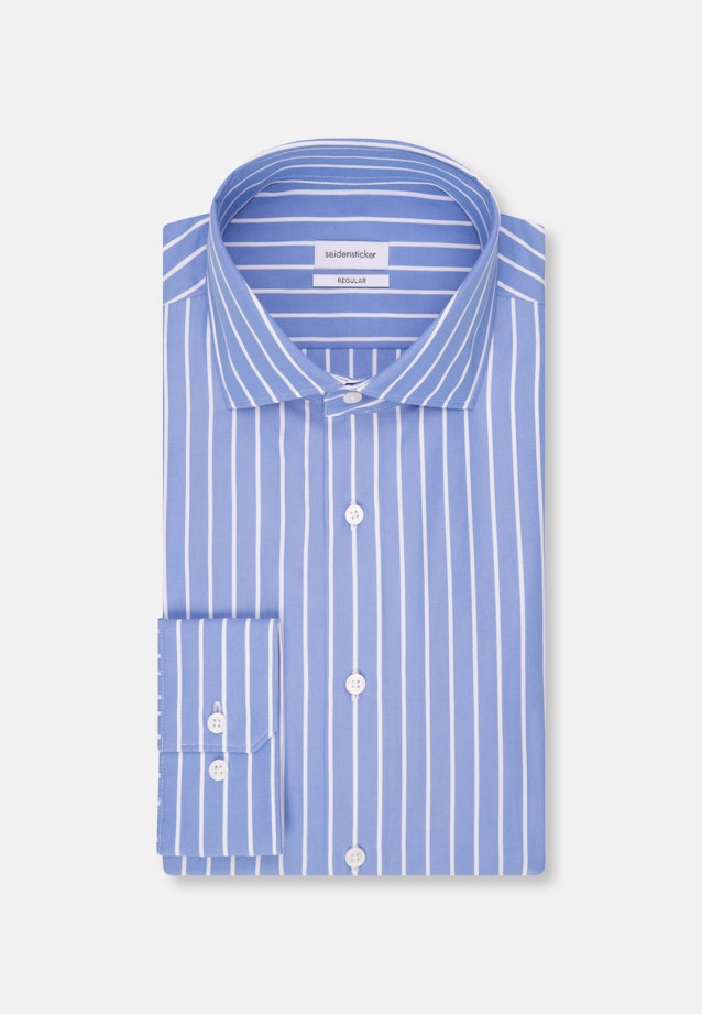 Regular Chemise d'affaires rayures in Bleu Clair |  Seidensticker Onlineshop