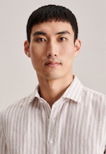 Slim Business Hemd Streifen in Braun |  Seidensticker Onlineshop