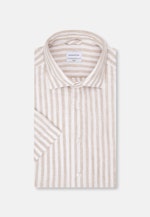 Slim Business Hemd Streifen in Braun |  Seidensticker Onlineshop