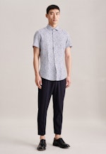 Slim Business Hemd Floral in Braun |  Seidensticker Onlineshop