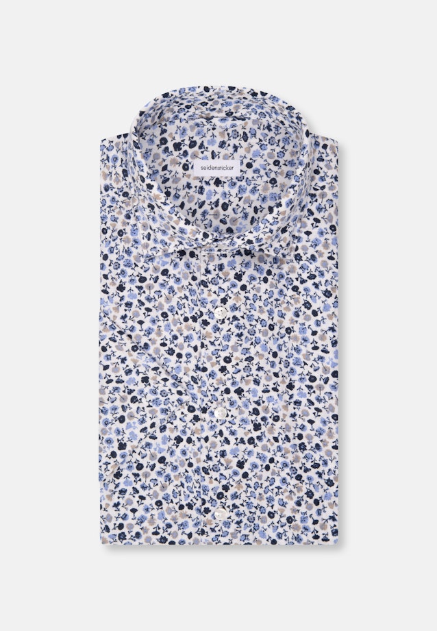 Slim Business Hemd Floral in Braun |  Seidensticker Onlineshop