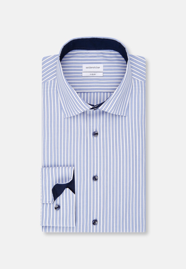 X-Slim Chemise d'affaires rayures in Bleu Clair |  Seidensticker Onlineshop