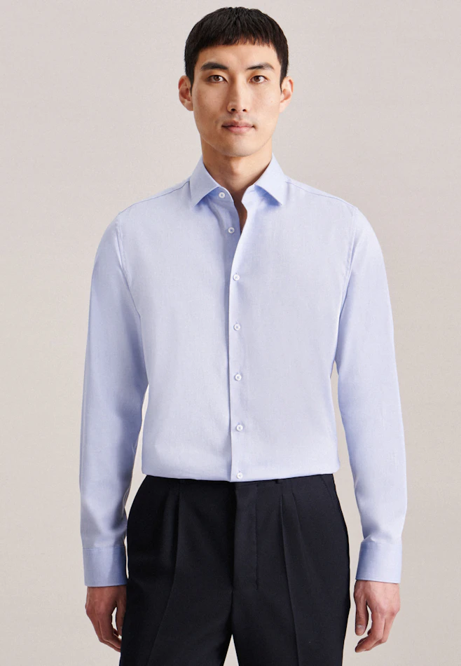 Slim Business shirt Uni in Light Blue | Seidensticker online shop