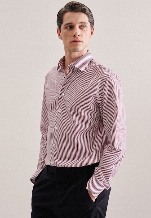 Slim Business shirt Stripe in Red |  Seidensticker Onlineshop