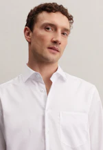 Regular Chemise d'affaires Uni in Blanc |  Seidensticker Onlineshop