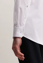 Regular Chemise d'affaires Uni in Blanc |  Seidensticker Onlineshop