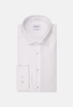 Regular Chemise d'affaires Uni in Blanc |  Seidensticker Onlineshop