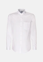 Regular Chemise d'affaires Uni in Blanc |  Seidensticker Onlineshop